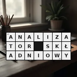 Hasło krzyżówkowe program dokonujący analizy składniowej danych wejściowych w celu określenia ich struktury gramatycznej w związku z określoną gramatyką formalną - analizator składniowy – rozwiązanie, synonimy, podpowiedzi i definicje krzyżówkowe